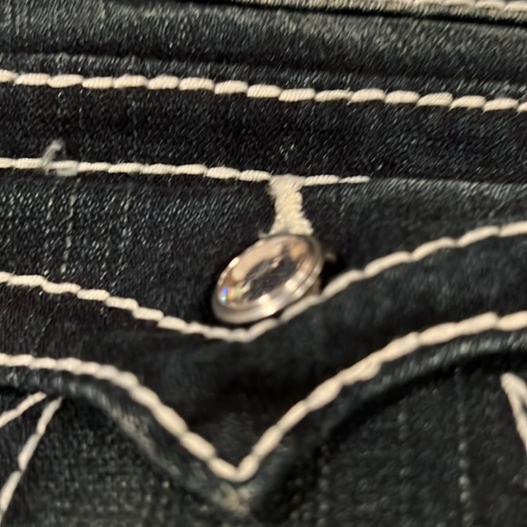 True religion, Disco rhinestone studded flare, jeans, size 30 - Picture 6 of 7